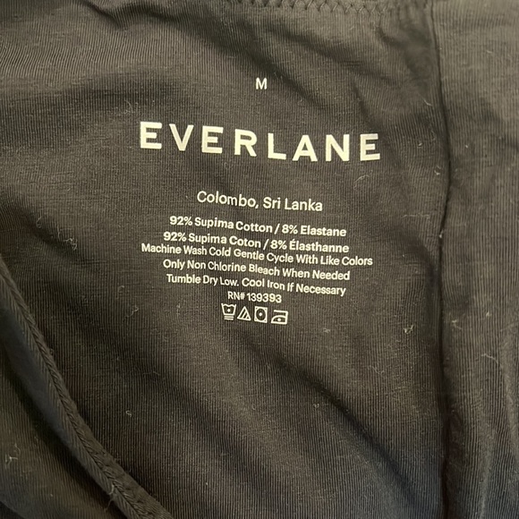Everlane Black V-Neck Bodysuit Size M - Picture 7 of 7